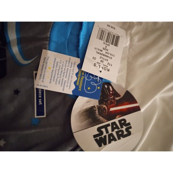 STAR WARS BOYS SIZE 8 frame resistant   3-PC PAJAMA SET - Picture 13 of 13